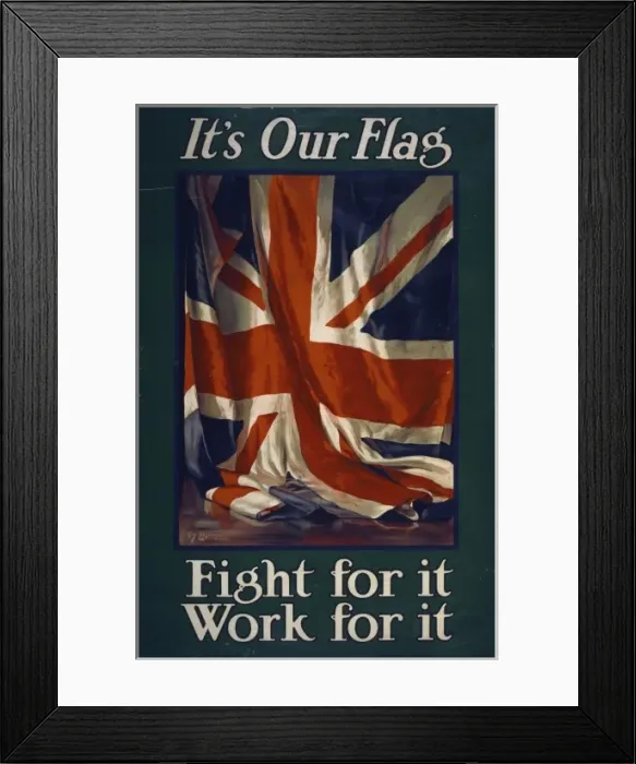 Framed Print : Its our flag. Fight for it. Work for it Framed Print : Its our flag. Fight for it. Work for it