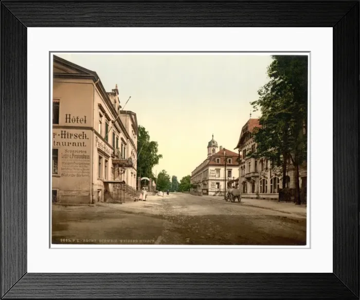 Framed Print : Weisser Hirsch, Saxony, Germany Framed Print : Weisser Hirsch, Saxony, Germany