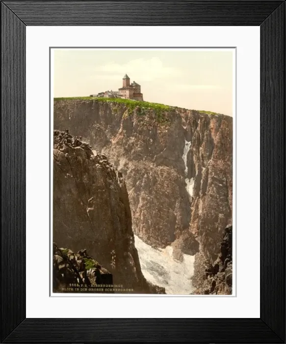 Framed Print : Great snow pit, partial view, Riesengebirge, Germany Framed Print : Great snow pit, partial view, Riesengebirge, Germany