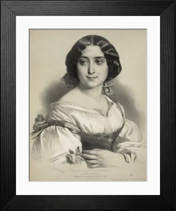 Framed Print : Felicia. Date c1851 Aug. 22 Framed Print : Felicia. Date c1851 Aug. 22