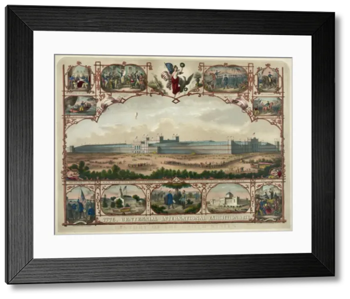 Framed Print : 1776, Centennial International Exhibition, 1876, History of Framed Print : 1776, Centennial International Exhibition, 1876, History of