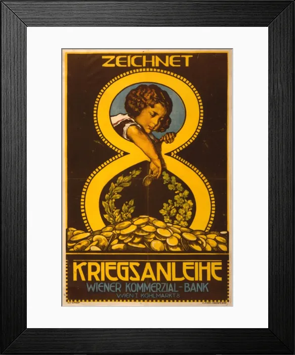 Framed Print : Zeichnet 8 Kriegsanleihe Framed Print : Zeichnet 8 Kriegsanleihe