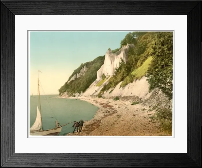 Framed Print : The Wissower Klinken, seen from below, Isle of Rugen, German Framed Print : The Wissower Klinken, seen from below, Isle of Rugen, German