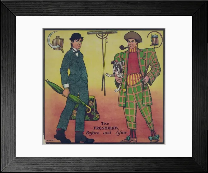 Framed Print : The freshman before and after Framed Print : The freshman before and after