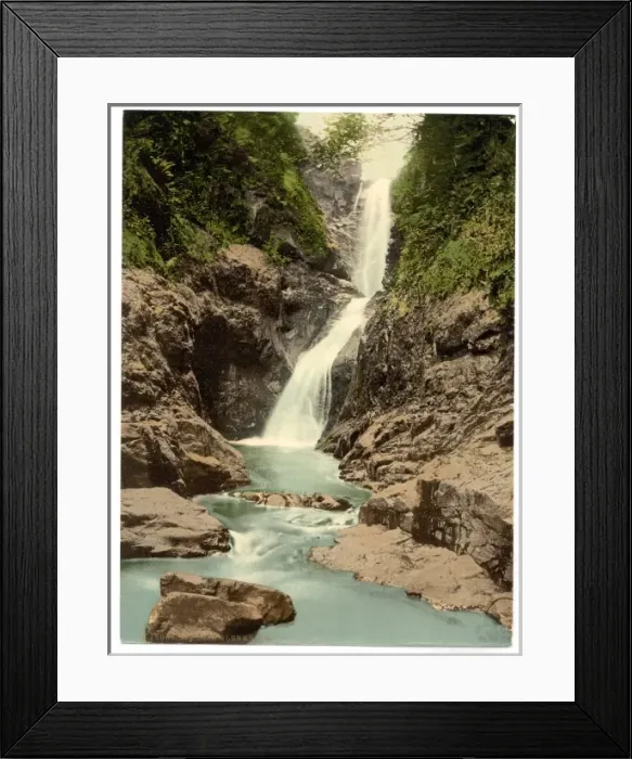 Framed Print : Fall in Glenariff. County Antrim, Ireland Framed Print : Fall in Glenariff. County Antrim, Ireland