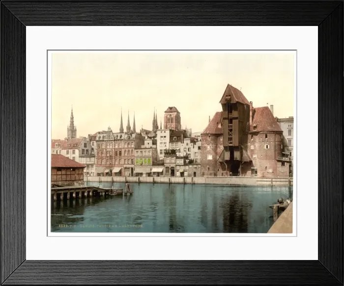 Framed Print : Part of the Kranthor, Danzig, West Prussia, Germany (i. e. G Framed Print : Part of the Kranthor, Danzig, West Prussia, Germany (i. e. G