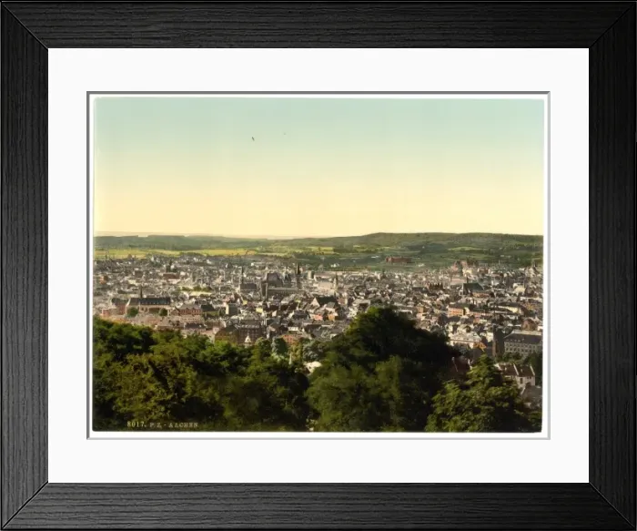 Framed Print : General view, Aachen, the Rhine, Germany Framed Print : General view, Aachen, the Rhine, Germany