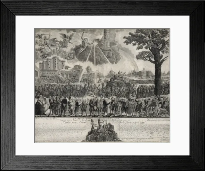 Framed Print : La Revolution Francaise Framed Print : La Revolution Francaise