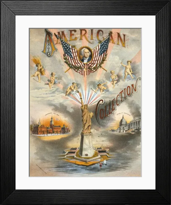 Framed Print : American collection