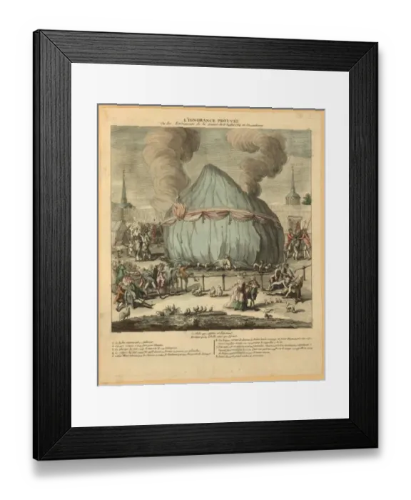 Framed Print : L ignorance prouvee. Ou les evenements de la journee du 11 j Framed Print : L ignorance prouvee. Ou les evenements de la journee du 11 j