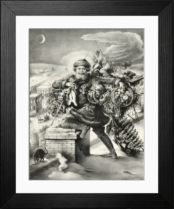 Framed Print : St. Claus