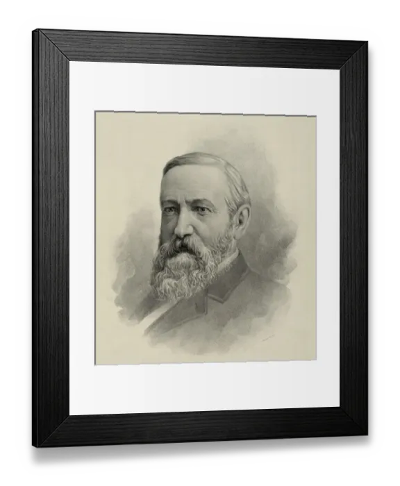 Framed Print : Benjamin Harrison Framed Print : Benjamin Harrison