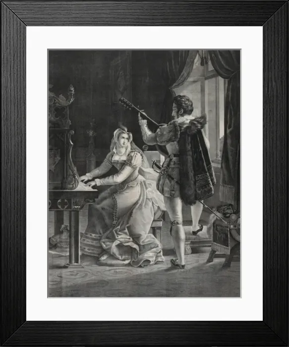 Framed Print : Happy moments of Mary, Queen of Scots Framed Print : Happy moments of Mary, Queen of Scots