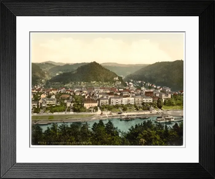 Framed Print : Bad Schandau, Saxony, Germany Framed Print : Bad Schandau, Saxony, Germany