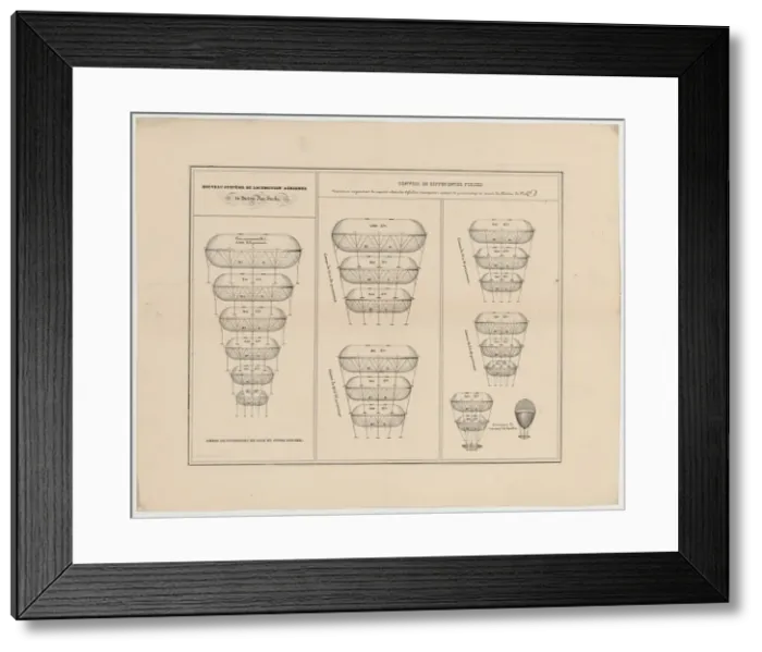 Framed Print : Nouveau systeme de locomotion aerienne du Docteur Van Hecke Framed Print : Nouveau systeme de locomotion aerienne du Docteur Van Hecke