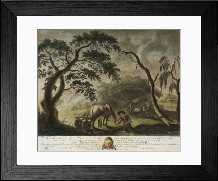 Framed Print : To the right hon ble... trustees of the linen manufacture Framed Print : To the right hon ble... trustees of the linen manufacture