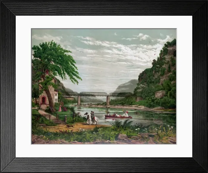 Framed Print : Morning on the Shenandoah Framed Print : Morning on the Shenandoah