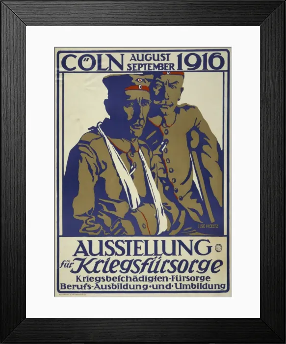 Framed Print : Ausstellung fur Kriegsfursorge, Coln, August-September 1916 Framed Print : Ausstellung fur Kriegsfursorge, Coln, August-September 1916