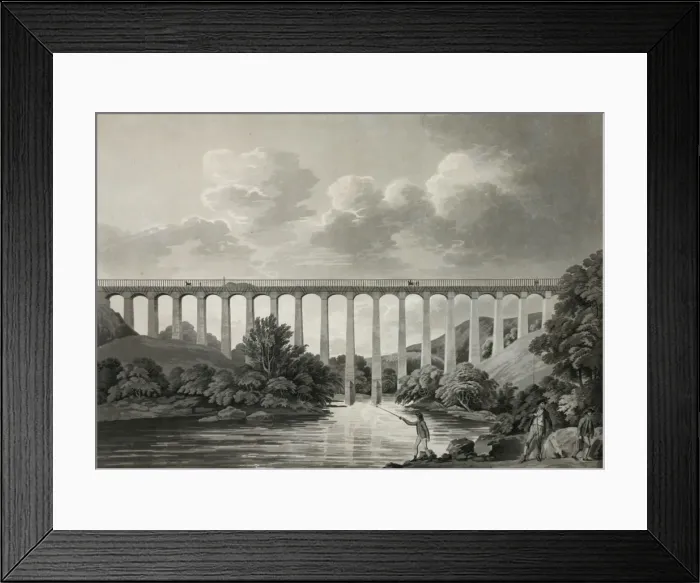 Framed Print : View of Pontcysyllte aqueduct, North Wales Framed Print : View of Pontcysyllte aqueduct, North Wales