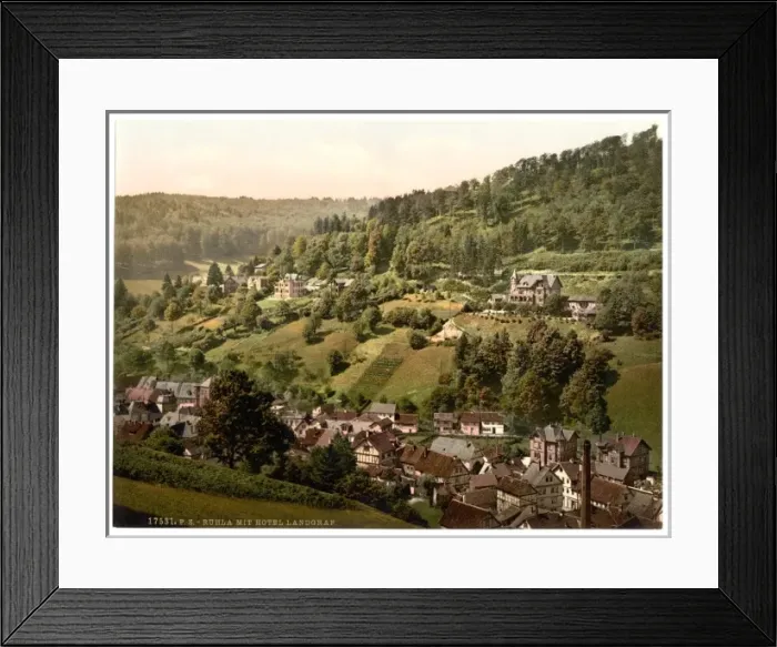Framed Print : Ruhla and Hotel Landgraf, Thuringia, Germany Framed Print : Ruhla and Hotel Landgraf, Thuringia, Germany