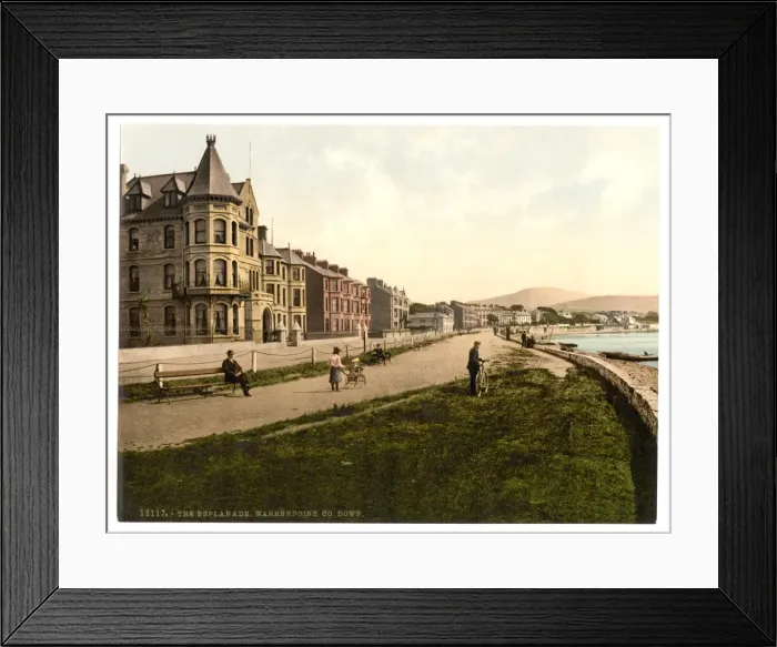 Framed Print : The Esplanade, Warrenpoint. County Down, Ireland Framed Print : The Esplanade, Warrenpoint. County Down, Ireland