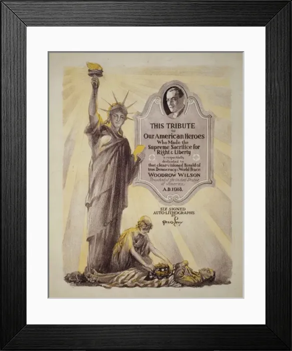 Framed Print : Six signed auto-lithographs by Alex. O. Levy Framed Print : Six signed auto-lithographs by Alex. O. Levy