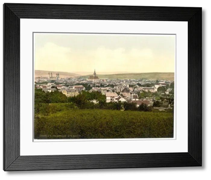 Framed Print : General view, Naumburg on the Saale, Saxony, Germany Framed Print : General view, Naumburg on the Saale, Saxony, Germany