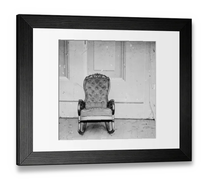 Framed Print : Washington, District of Columbia. Chair occupied by Lincoln Framed Print : Washington, District of Columbia. Chair occupied by Lincoln