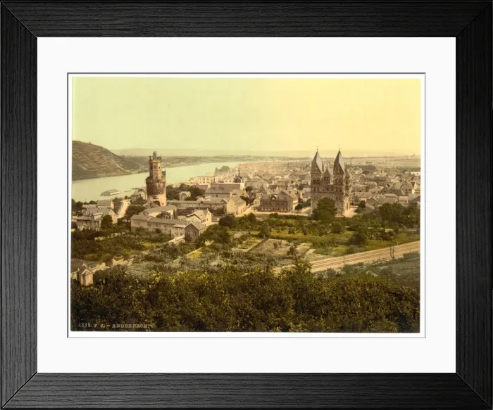 Framed Print : General view, Andernach, the Rhine, Germany Framed Print : General view, Andernach, the Rhine, Germany