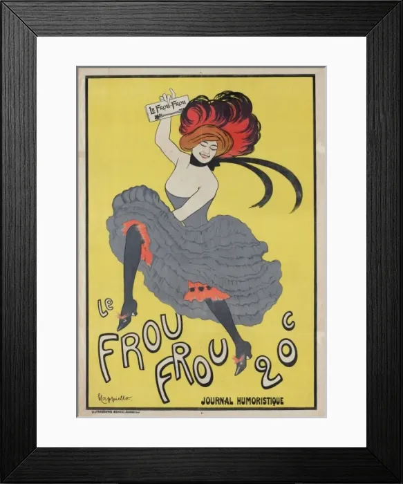 Framed Print : Le Frou Frou 20, journal humoristique Framed Print : Le Frou Frou 20, journal humoristique