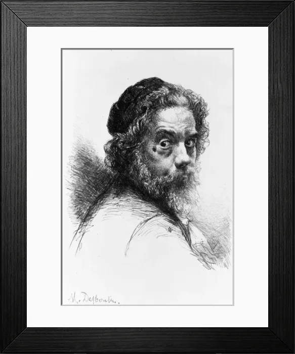 Framed Print : Portrait of the artist Framed Print : Portrait of the artist