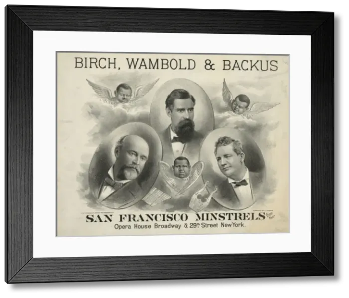 Framed Print : San Francisco minstrels Framed Print : San Francisco minstrels