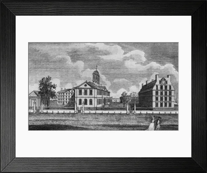 Framed Print : View of the colleges at Cambridge, Massachusetts Framed Print : View of the colleges at Cambridge, Massachusetts