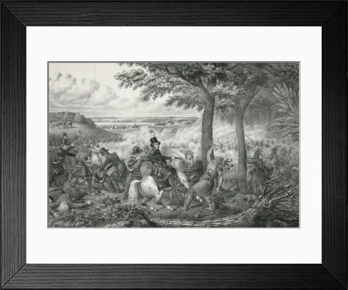 Framed Print : Battle of the Thames. Respectfully dedicated to Andrew Jacks Framed Print : Battle of the Thames. Respectfully dedicated to Andrew Jacks