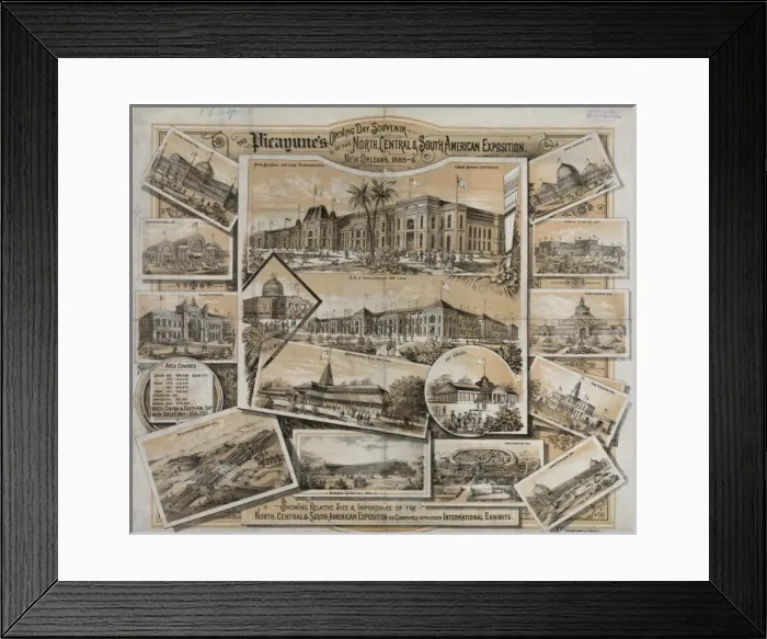 Framed Print : North, Central & South American exposition as compared with Framed Print : North, Central & South American exposition as compared with