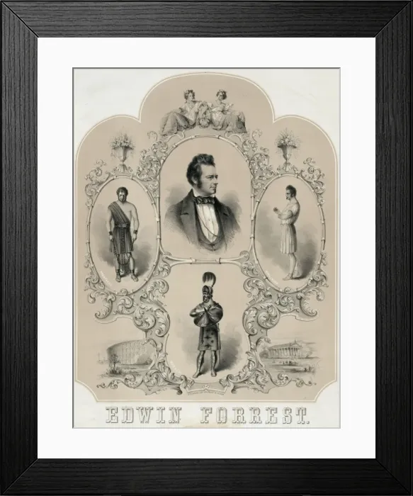 Framed Print : Edwin Forrest