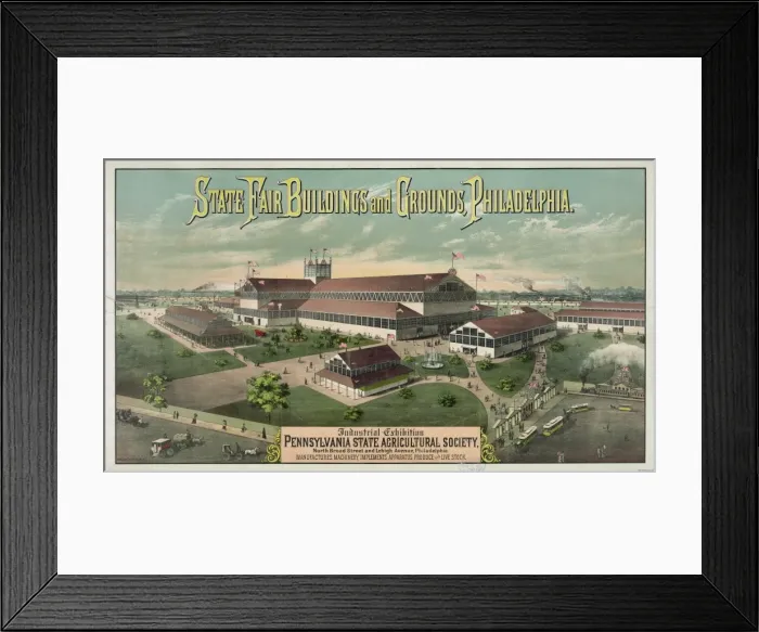 Framed Print : State fair buildings and grounds, Philadelphia Framed Print : State fair buildings and grounds, Philadelphia