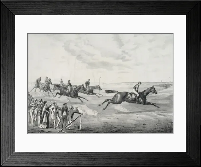 Framed Print : Summer meeting at Saratoga Springs, N. Y Framed Print : Summer meeting at Saratoga Springs, N. Y