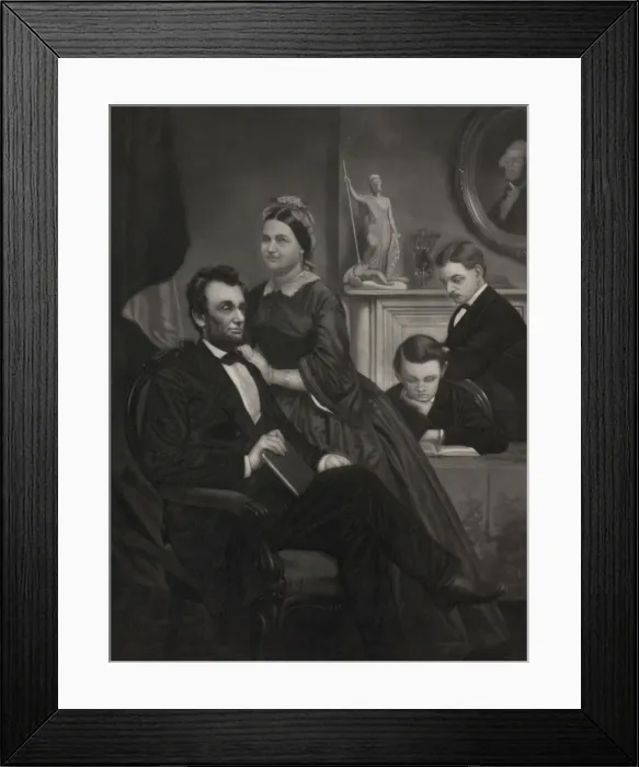 Framed Print : Lincoln at home Framed Print : Lincoln at home