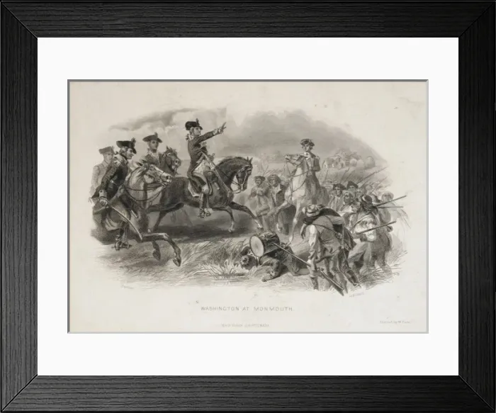 Framed Print : Washington at Monmouth Framed Print : Washington at Monmouth