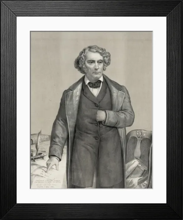 Framed Print : Charles Sumner Framed Print : Charles Sumner