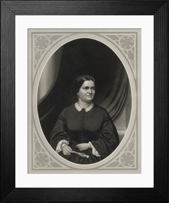 Framed Print : Mrs. Abraham Lincoln Framed Print : Mrs. Abraham Lincoln