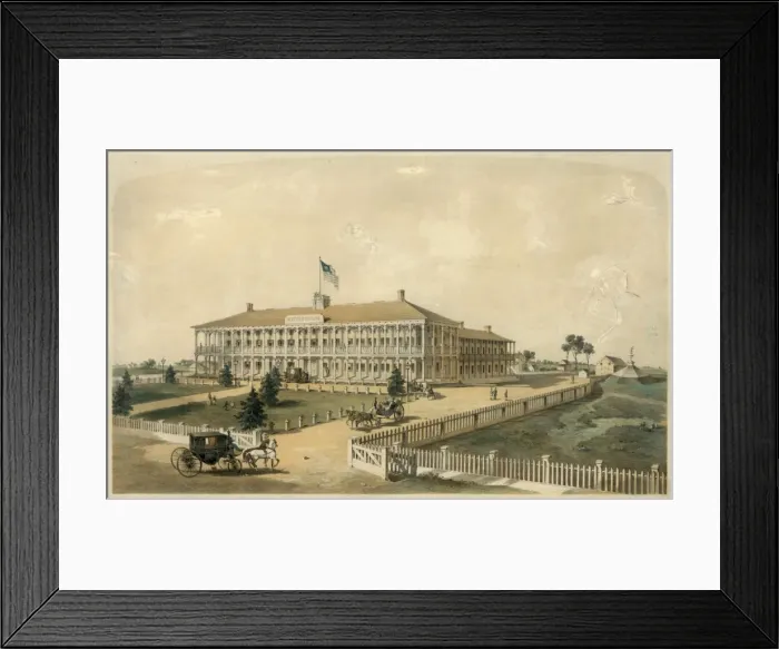 Framed Print : Sea bathing, Metropolitan Hotel Long Branch, New Jersey Framed Print : Sea bathing, Metropolitan Hotel Long Branch, New Jersey