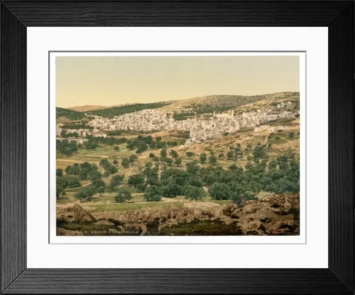 Framed Print : General view, Hebron, Holy Land, (i. e. West Bank) Framed Print : General view, Hebron, Holy Land, (i. e. West Bank)