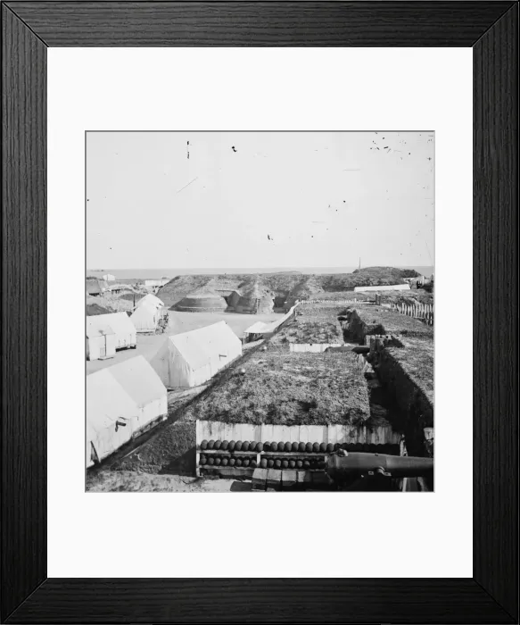 Framed Print : Charleston, South Carolina (vicinity). Interior view of Fort Framed Print : Charleston, South Carolina (vicinity). Interior view of Fort