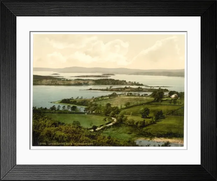 Framed Print : Lower Lough Erne. County Fermanagh, Ireland