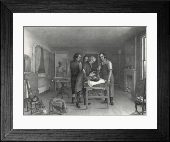 Framed Print : First ovariotomy Framed Print : First ovariotomy