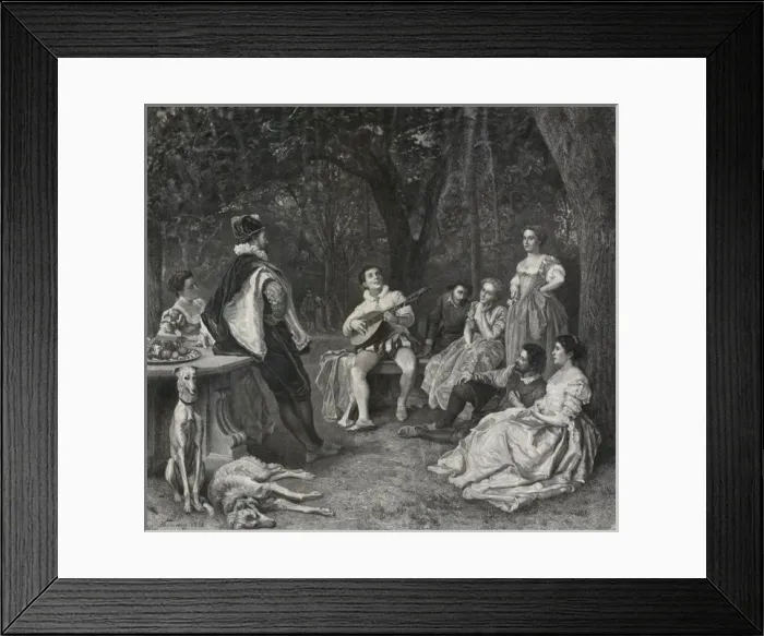 Framed Print : The decameron Framed Print : The decameron