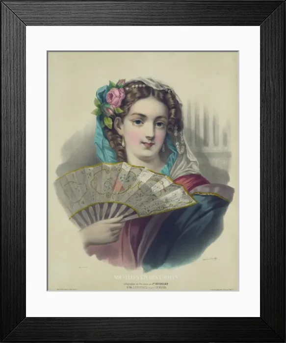 Framed Print : L Eventail Framed Print : L Eventail
