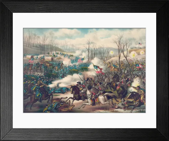 Framed Print : Battle of Pea Ridge, Ark
